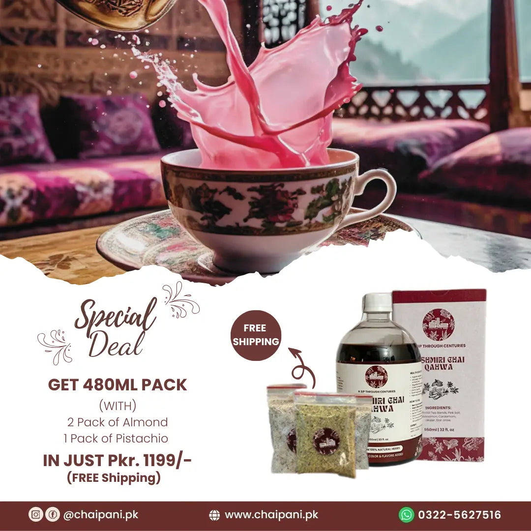 Deal 01- Get 480ML Pack With (2 Pack of Almond & 1 Pack of Pistachio)