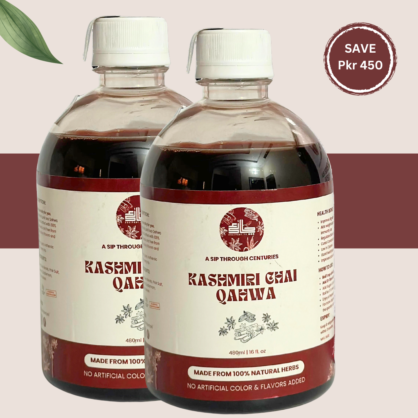 Kashmiri Chai Qehwa - 480ml Pack