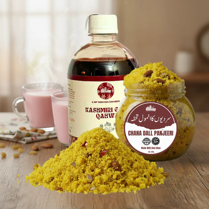Deal 03- Kashmiri Chai Qehwa 480ml + 250g Dall Panjeeeri