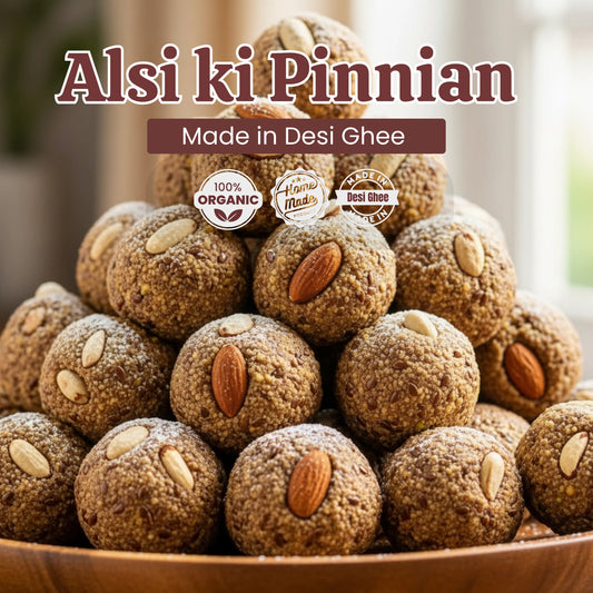 Alsi Ki Pinnian Made In Desi Ghee