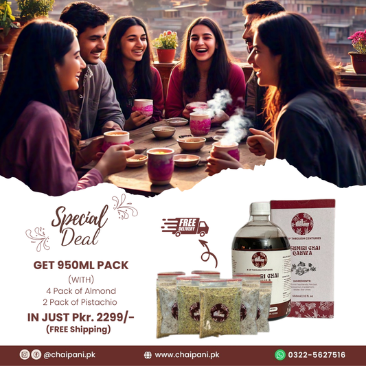 Deal 02- Get 980ML Pack With (4 Pack of Almond & 2 Pack of Pistachio)