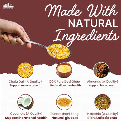 Chana Dall Panjeeri Made With Desi Ghee